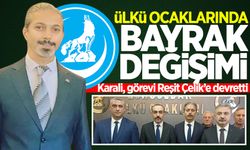 Ülkü ocaklarında nöbet değişti:  Karali, görevi Reşit Çelik’e devretti!