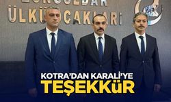 Kotra Karali’ye teşekkür etti Çelik’e başarılar diledi!