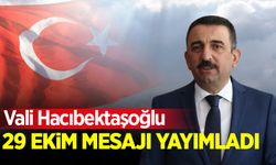 Vali Hacıbektaşoğlu 29 Ekim Cumhuriyet Bayramı mesajı yayımladı