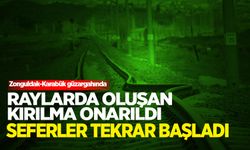 Tren güzargahındaki sorun çözüldü! Seferler tekrar başladı