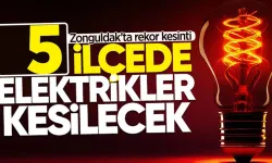 Zonguldak'ta büyük kesinti: 5 ilçede elektrikler kesilecek!