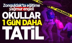 Zonguldak'ta eğitime yağmur engeli: Okullar 1 gün daha tatil edildi!