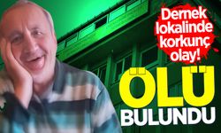 Zonguldak'ta korkunç olay: Öğretmenler Derneği Lokali'nde ölü bulundu!