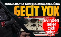 Zonguldak'ta tarihi eser kaçakçılığına geçit yok!