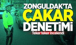 Zonguldak'ta trafik ekipleri çakar denetimi yaptı