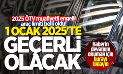 2025 ÖTV muafiyetli engelli araç limiti belli oldu! 1 Ocak 2025'te geçerli olacak