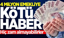 4 milyon emekliye kötü haber! Hiç zam almayabilirler