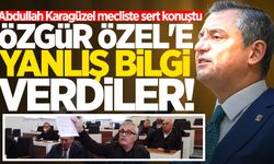 Abdullah Karagüzel mecliste sert konuştu: "Özgür Özel'e yanlış bilgi verdiler!"