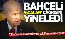 Bahçeli, 'Öcalan' çağrısını yineledi: "Sözümün arkasındayım, teklifimde ısrarcıyım"