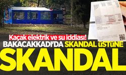 Bakacakkadı'da skandal üstüne skandal: Kaçak elektrik ve su iddiası!