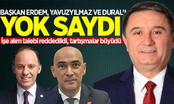 Başkan Erdem, Yavuzyılmaz ve Dural’ı yok saydı!