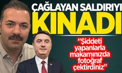 Çağlayan Tahsin Erdem'e yapılan sözlü saldırıyı kınadı: "Şiddeti yapanlarla makamınızda fotoğraf çektirdiniz"