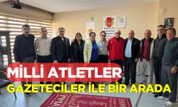 Atletizmin duayenleri gazetecileri ziyaret etti