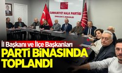 İl Başkanı Dural ve İlçe Başkanları bir araya geldi