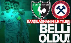 Denizlispor-Zonguldakspor maçının 11'leri belli oldu!