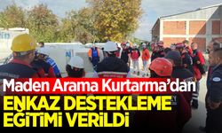 TTK Maden arama kurtarma ekibi tarafından enkaz desteleme eğitimi düzenlendi