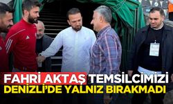 Geçmiş dönem Emniyet Müdürümüz Fahri Aktaş Temsilcimizi unutmadı