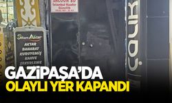 Gazipaşa'da o ara kapandı