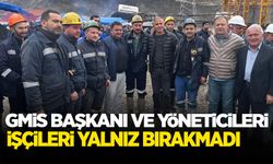 GMİS Genel Başkanı Yeşil ve Yöneticiler, Çayırhan İşçilerini Yalnız Bırakmadı