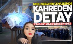 Kübra Günay'ın cenazesinde kahreden detay: Tabutunun üstüne gelinliği örtüldü!