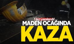 Maden ocağında kaza: 1 işçi yaralandı!