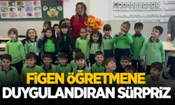 Figen öğretmene bin 200 kilometre uzaktan ağlatan sürpriz