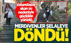 Rögar tıkandı, merdivenler şelaleye döndü!