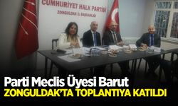 Parti Meclis Üyesi Saniye Barut Zonguldak'ta toplantıya katıldı