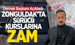 Zonguldak'ta sürücü kurslarına gelecek zam belli oldu