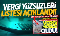 Türkiye’nin vergi yüzsüzleri açıklandı! Listede kimler var kimler…