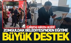 Zonguldak Belediyesi'nden eğitime büyük destek: Çalışma salonu açıldı!