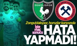 Zonguldakspor, Denizlispor karşısında hata yapmadı! İşte maç sonucu...