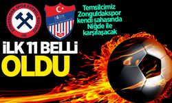 Zonguldakspor Niğde Belediyespor karşılaşmasının ilk 11'leri belli oldu