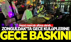 Zonguldak'ta gece kulüplerine gece baskını!