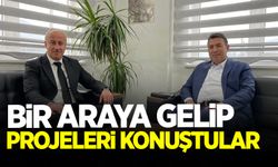 Başkan Ulupınar ve Necdet Karaveli bir araya geldi