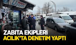 Zabıta ekipleri denetim yaptı