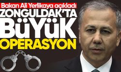 Ali Yerlikaya açıkladı: Yılbaşı öncesi Zonguldak'ta büyük operasyon!