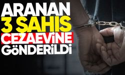 Aranan 3 şahıs yakalanarak cezaevine gönderildi