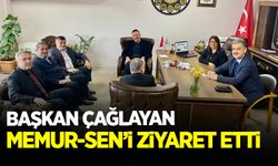 Mustafa Çağlayan'dan Memur-Sen'e ziyaret