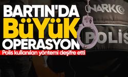 Bartın'da büyük uyuşturucu operasyonu: Polis kullanılan yöntemi deşifre etti