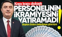 Başkan Erdem personelin ikramiyesini yatıramadı! Belediye binasına giremiyor...