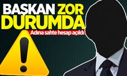 Başkan zor durumda: Adına sahte hesap açıldı!