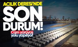 Acılık Deresi'nde son durum! Cam yürüyüş yolu yapılıyor