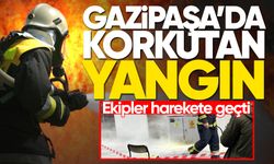 Gazipaşa'da korkutan yangın: Ekipler seferber oldu!