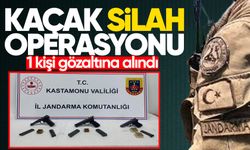 Kaçak silah operasyonu: 1 gözaltı