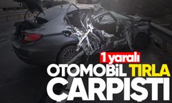 Karabük’te otomobil tırla çarpıştı: 1 yaralı