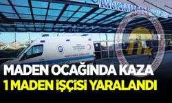 Madende kaza! 1 işçi yaralandı