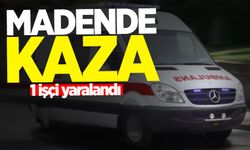 Madende iş kazası: 1 işçi yaralandı