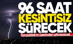 Meteoroloji tarih verdi: 96 saat kesintisiz sürecek! Zonguldak'ın üzerinden gitmeyecek