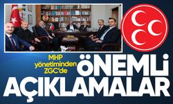 MHP yönetiminden ZGC'de önemli açıklamalar